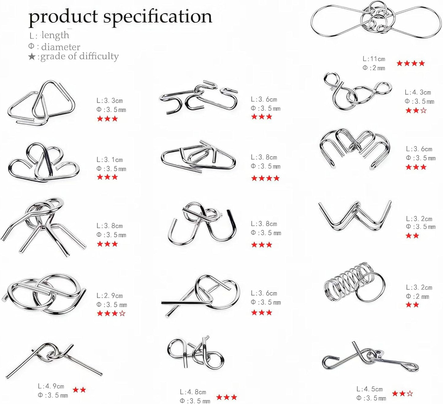 🔥The Best Christmas Gift🎁 Metal Montessori Puzzle Solving