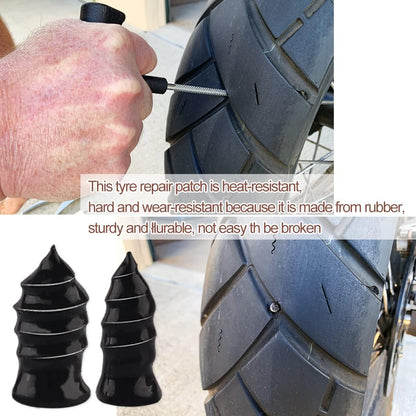 🔥Tire Repair Rubber Nail🚚Free Screwdriver Included
