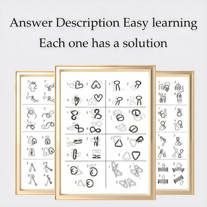 🔥The Best Christmas Gift🎁 Metal Montessori Puzzle Solving