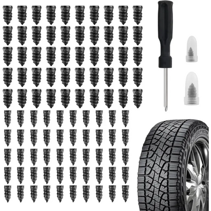 🔥Tire Repair Rubber Nail🚚Free Screwdriver Included