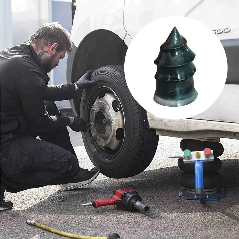 🔥Tire Repair Rubber Nail🚚Free Screwdriver Included